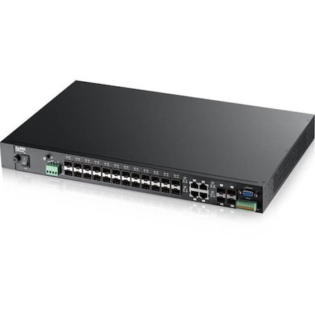 Zyxel Mgs3520-28Fdc - 24-Port Fiber Layer 2 Managed Gigabit Switch W/4 MGS3520-28FDC